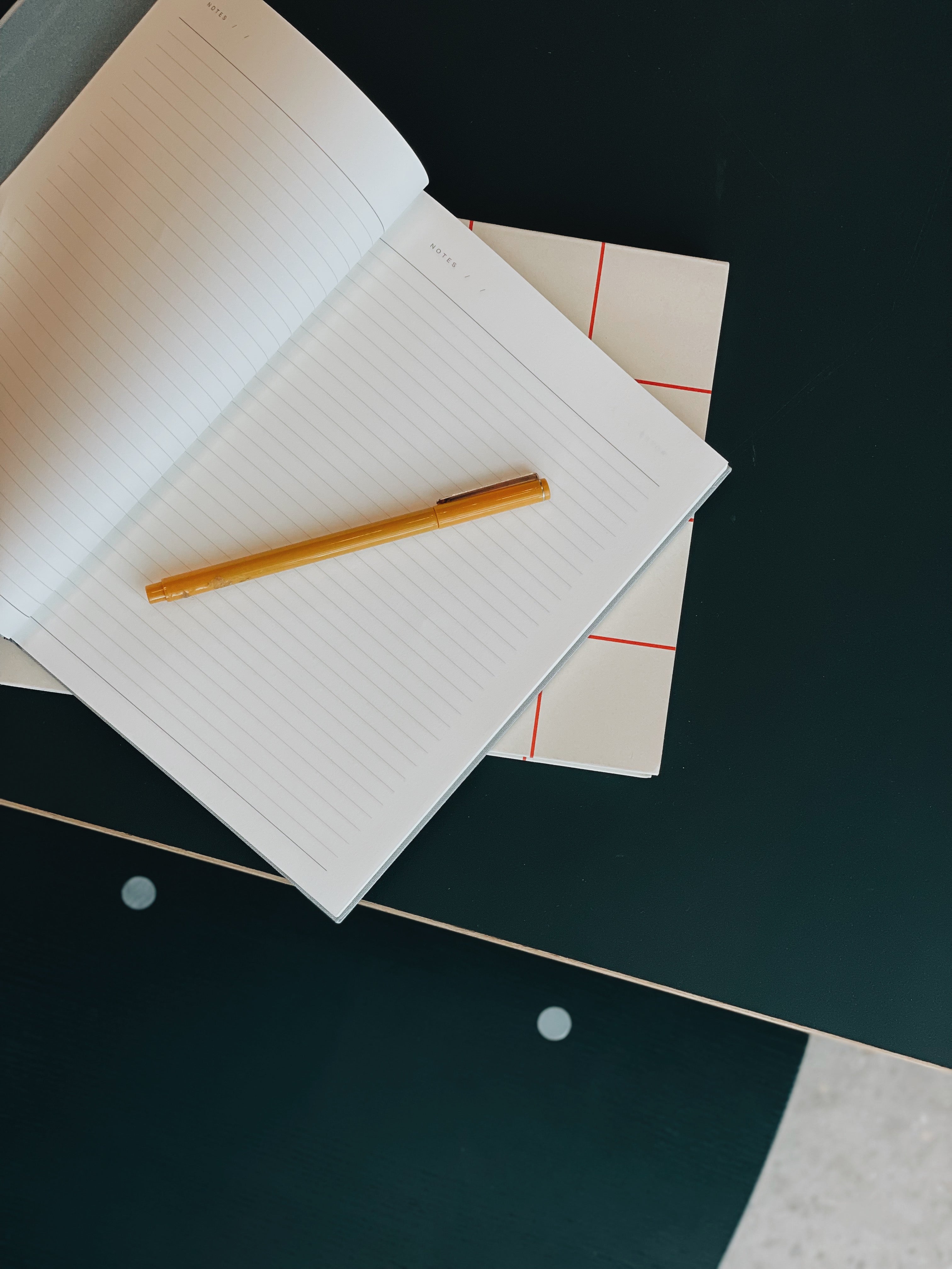 UMA Flat Lay notesbog, large - Light Gray